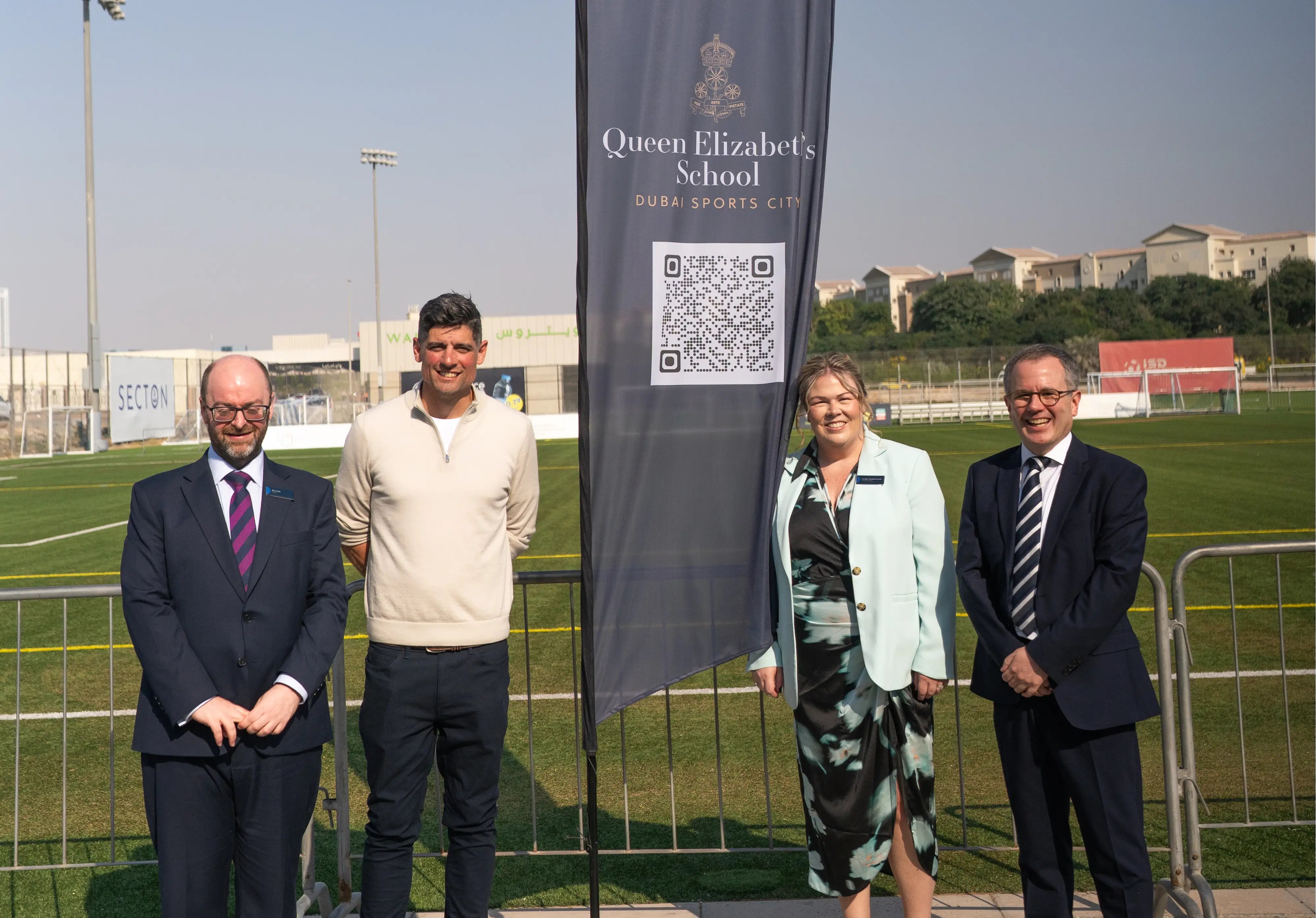 Sir Alastair Cook Joins Queen Elizabeth’s School, Dubai Sports City to Champion the UAE Launch